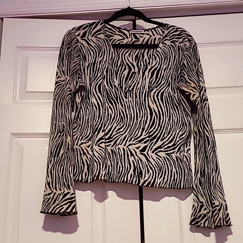 Evolution not Revolution zebra print,flair arm